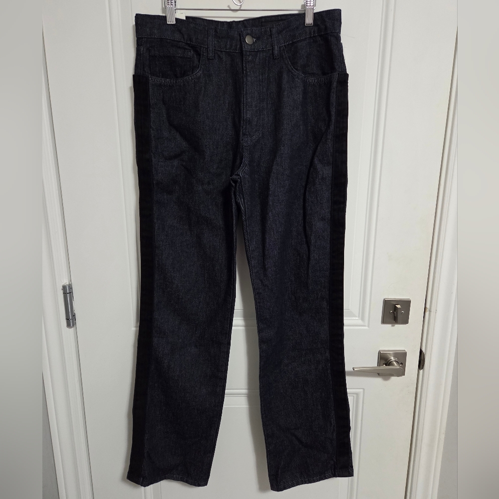 NWT - Zara ZW Collection Women's Mid-Waist Side Band Jeans - US 6/US 28
